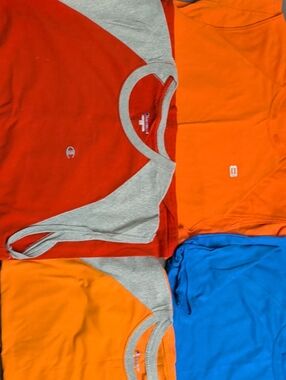 Champion Mens Tees in Red, Orange, Blue & Gray